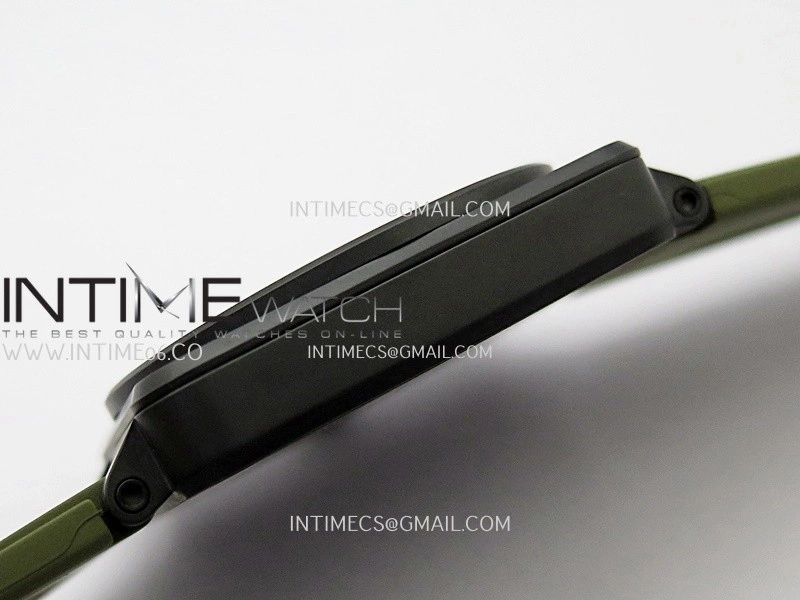 BR03A 41mm Real Ceramic 1:1 Best Edition Green Dial On Green Rubber Strap MIYOTA 9015