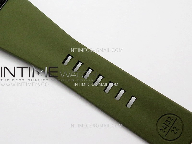BR03A 41mm Real Ceramic 1:1 Best Edition Green Dial On Green Rubber Strap MIYOTA 9015