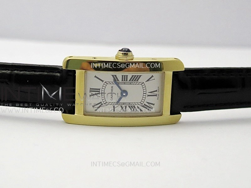Tank WSTA0016 19mm YG 8848F Best Edition Silver Dial on Black Leather Strap Ronda Quartz