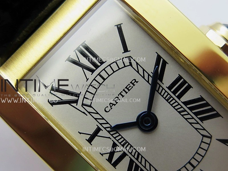 Tank WSTA0016 19mm YG 8848F Best Edition Silver Dial on Black Leather Strap Ronda Quartz