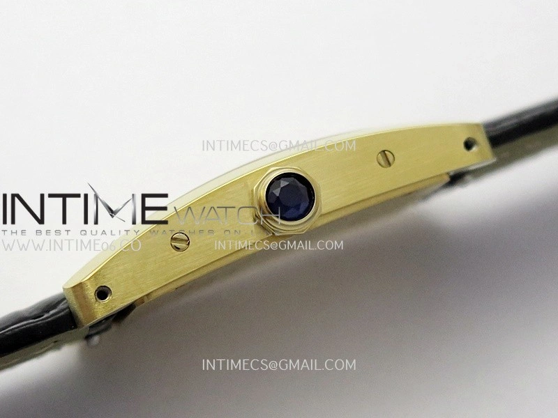 Tank WSTA0016 19mm YG 8848F Best Edition Silver Dial on Black Leather Strap Ronda Quartz