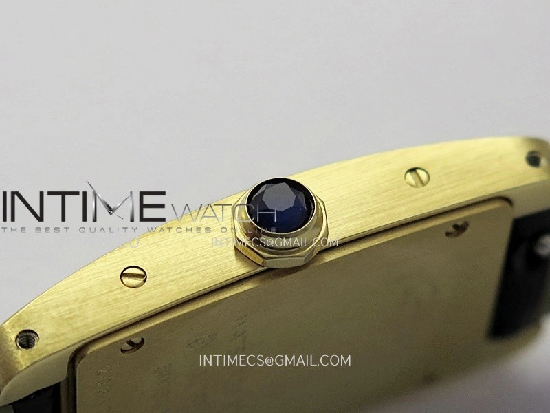 Tank WSTA0016 19mm YG 8848F Best Edition Silver Dial on Black Leather Strap Ronda Quartz