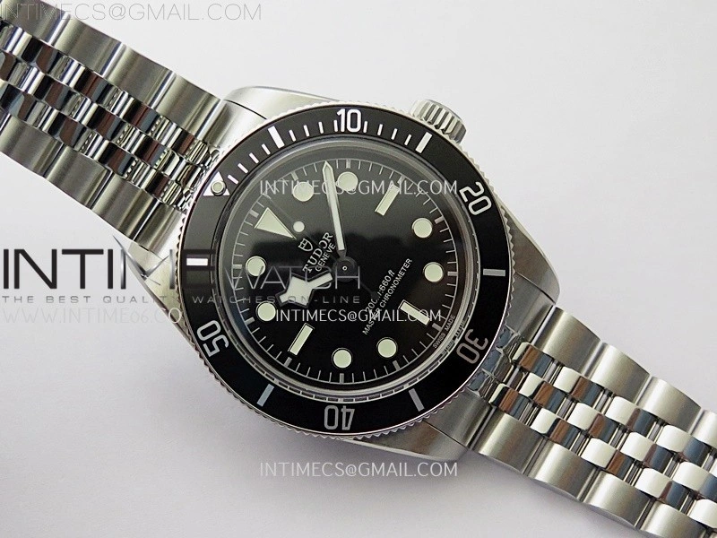 Heritage Black Bay M7941A1A0NU-0003 41mm SS ZF 1:1 Best Edition Black Dial Black Bezel on SS Bracelet A2824