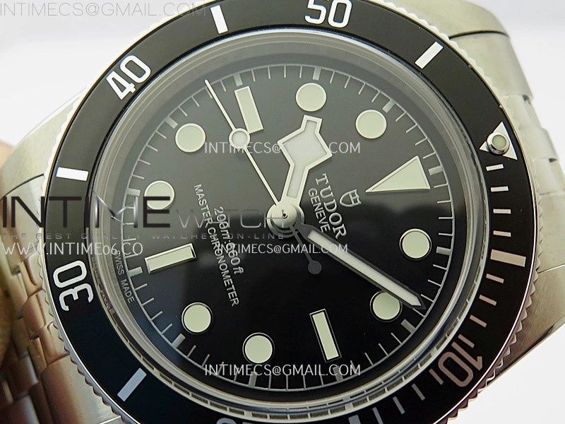 Heritage Black Bay M7941A1A0NU-0003 41mm SS ZF 1:1 Best Edition Black Dial Black Bezel on SS Bracelet A2824