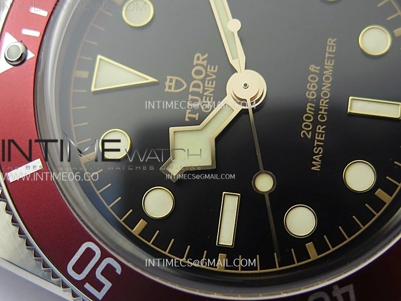 Heritage Black Bay M7941A1A0RU-0003 41mm SS ZF 1:1 Best Edition Black Dial Red Bezel on SS Bracelet A2824