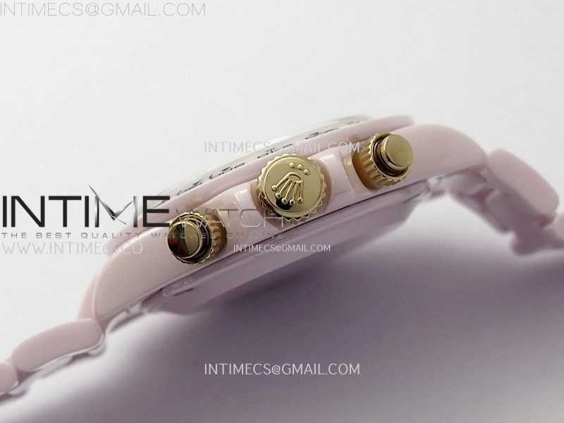 Daytona AET Solid Pink Ceramic Case and Bracelet N6F 1:1 Best Edition Pink Dial On DD4801