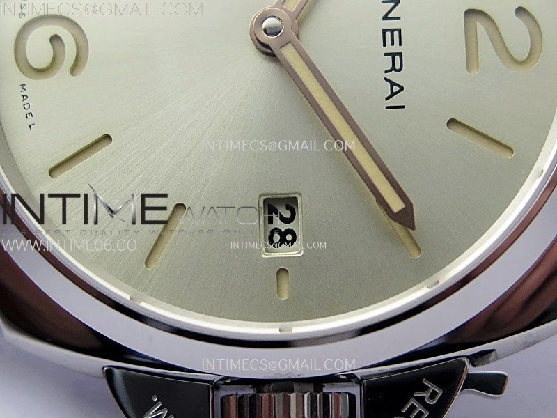 PAM1249 X SS VSF 1:1 Best Edition White Sun Dial on Black Leather Strap Asian P900