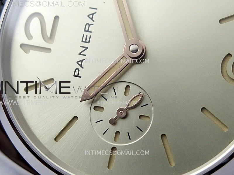 PAM1249 X SS VSF 1:1 Best Edition White Sun Dial on Black Leather Strap Asian P900