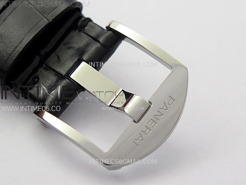 PAM1249 X SS VSF 1:1 Best Edition White Sun Dial on Black Leather Strap Asian P900