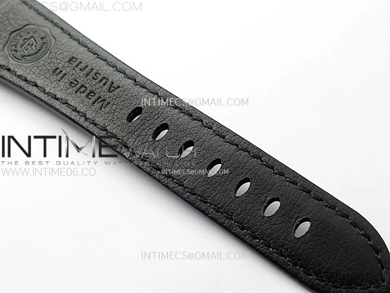 PAM1249 X SS VSF 1:1 Best Edition White Sun Dial on Black Leather Strap Asian P900