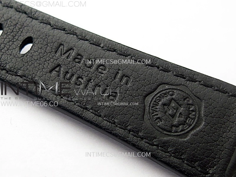 PAM1249 X SS VSF 1:1 Best Edition White Sun Dial on Black Leather Strap Asian P900