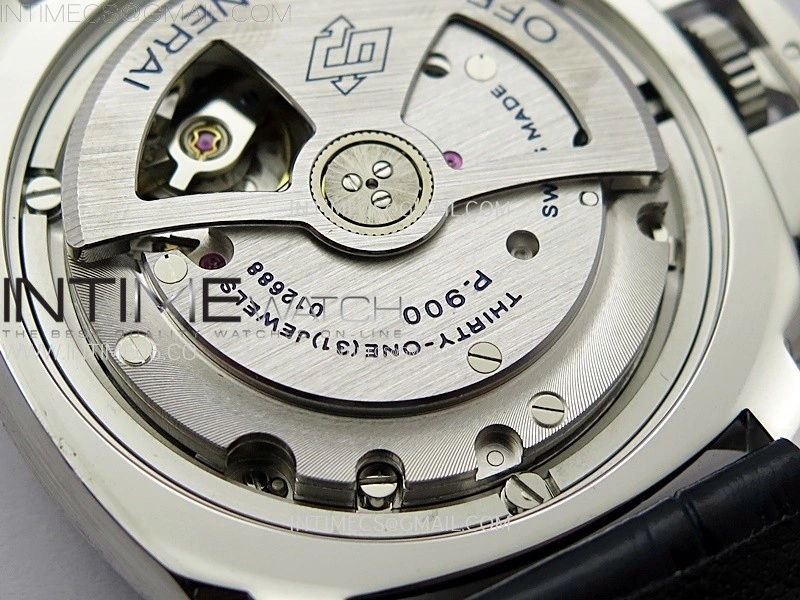 PAM1249 X SS VSF 1:1 Best Edition White Sun Dial on Black Leather Strap Asian P900