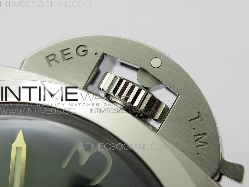 PAM127 XF 1:1 Best Edition Black Dial on Brown Leather Strap A6497 with Y-Incabloc