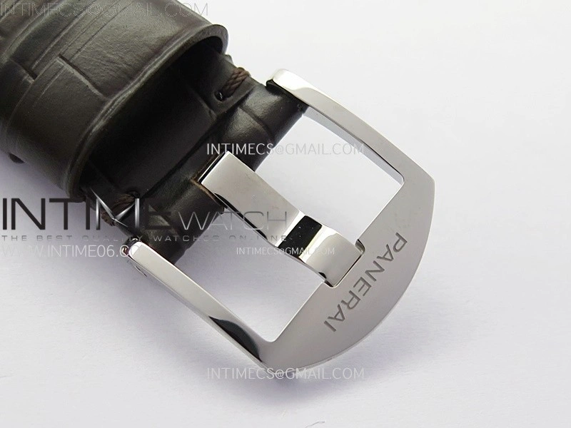 PAM1329 Y SS VSF 1:1 Best Edition Green Sun Dial on Black Leather Strap Asian P900