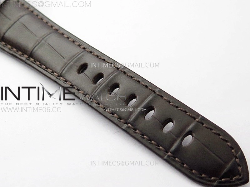 PAM1329 Y SS VSF 1:1 Best Edition Green Sun Dial on Black Leather Strap Asian P900