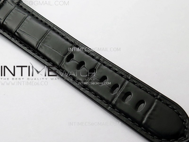 PAM1365 Z GMT SS VSF 1:1 Best Edition Black Dial on Black Leather Strap Asian P900