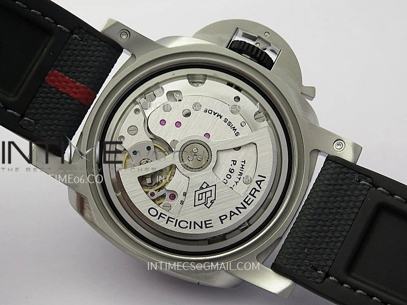 PAM1681 44mm Luna Rossa Submersible VSF 1:1 Best Edition On Gray Fabric Strap P900