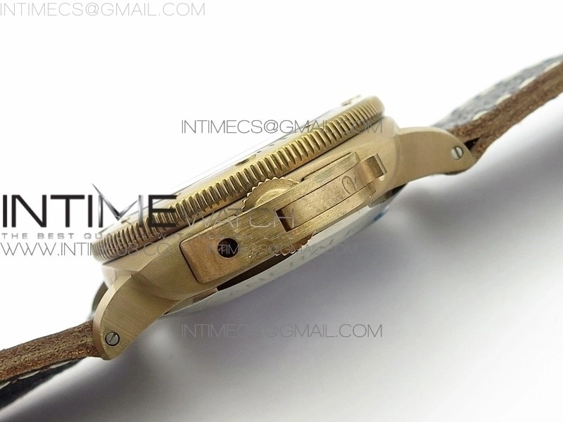 PAM382 N Bronzo VSF V2 1:1 Best Edition on Brown Distressed Calfskin Strap VSP9000