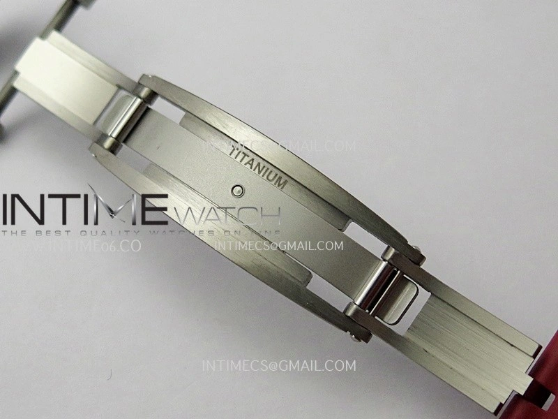 RM035-02 Real Black NTPT APSF 1:1 Best Edition Skeleton Dial On Red Rubber Strap Dandong Super Clone RMAL1