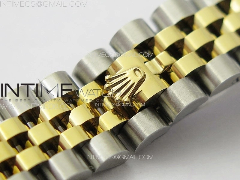 Datejust 28mm 279179 SS YG APSF Best Edition Gold Dial Stars Crystals Markers on SS YG Jubilee Bracelet NH05