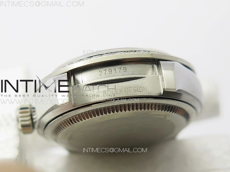 Datejust 28mm 279179 SS Crystals APSF Best Edition Pink Dial Stars Crystals Markers on SS President Bracelet NH05