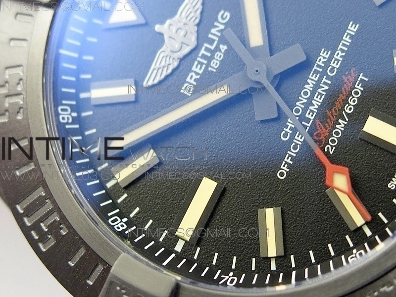AVENGER BLACKBIRD V17311 Ti DLC 1:1 Best Edition Black Dial on Nylon Strap A2824