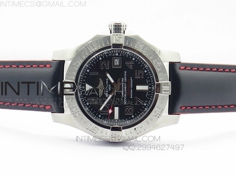 AVENGER II SEAWOLF SS BLACK DIAL ON BLACK NYLON STRAP A2836