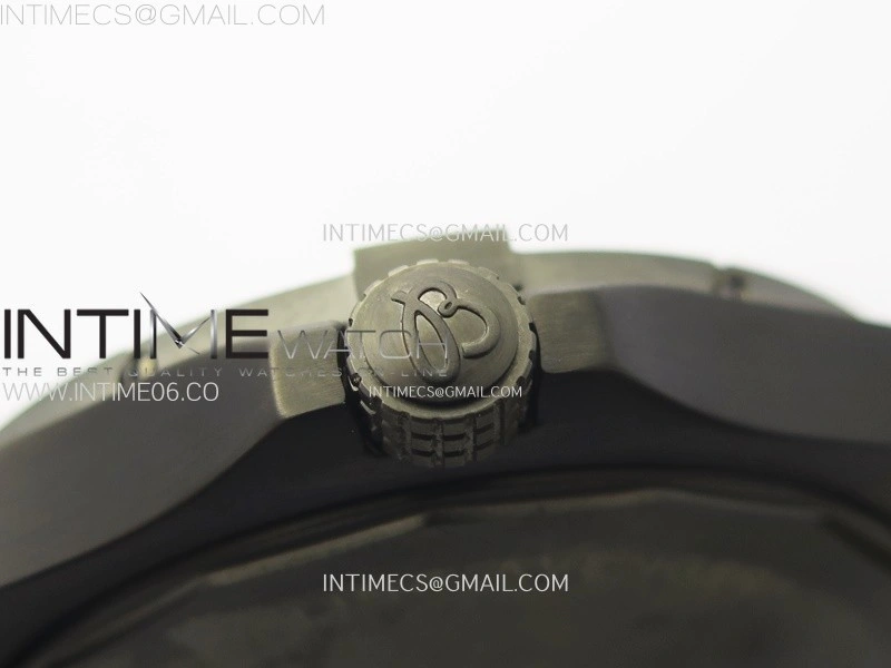 AVENGER V32395 45mm Ti DLC 1:1 Best Edition Yellow Dial on Nylon Strap A2824