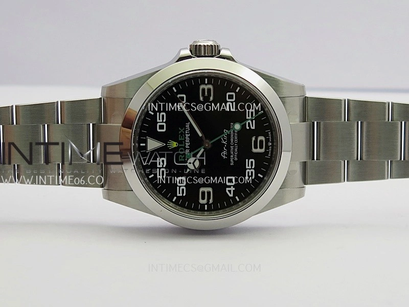 Air-King 126900 904L SS VF 1:1 Best Edition Black Dial On 904L SS Bracelet DD3230