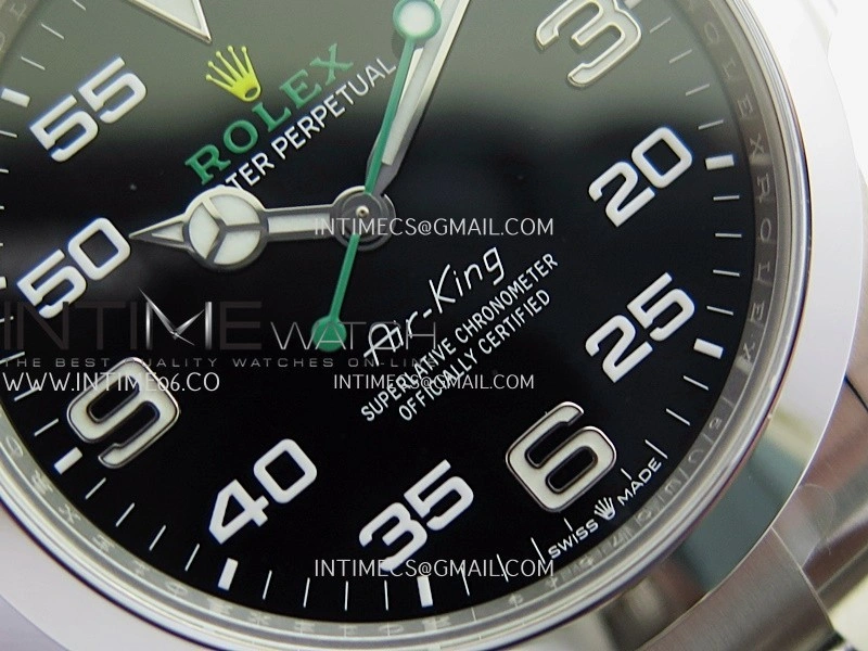 Air-King 126900 904L SS VF 1:1 Best Edition Black Dial On 904L SS Bracelet DD3230