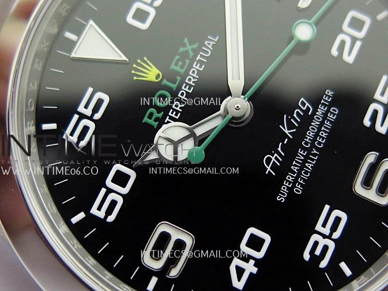 Air-King 126900 904L SS VF 1:1 Best Edition Black Dial On 904L SS Bracelet DD3230