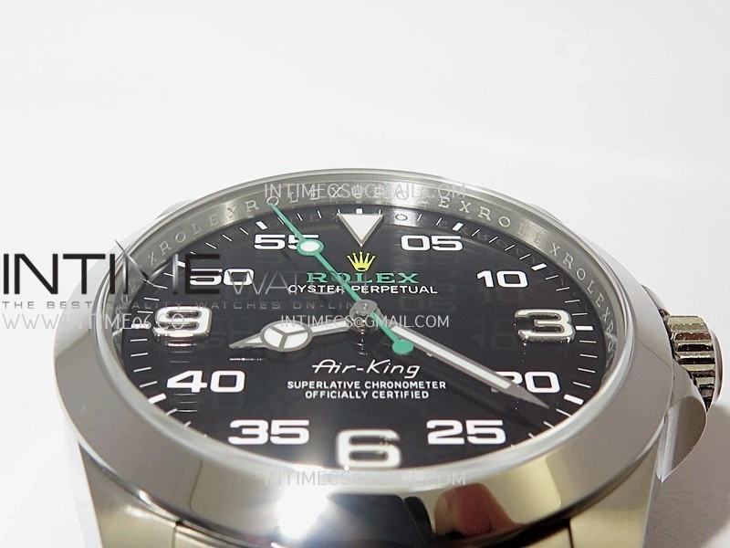 Air-King 126900 904L SS VF 1:1 Best Edition Black Dial On 904L SS Bracelet DD3230