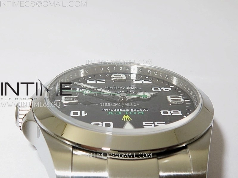 Air-King 126900 VSF 1:1 Best Edition 904L Steel Black Dial on SS Bracelet VS3230