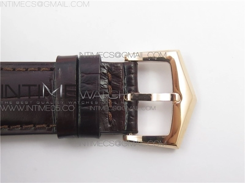 Annual Calendar Complications 5205R GRF RG Black dial on Brown leather strap