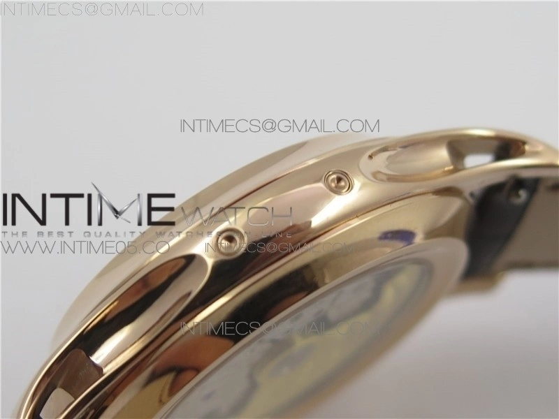Annual Calendar Complications 5205R GRF RG Silver dial on Brown leather strap