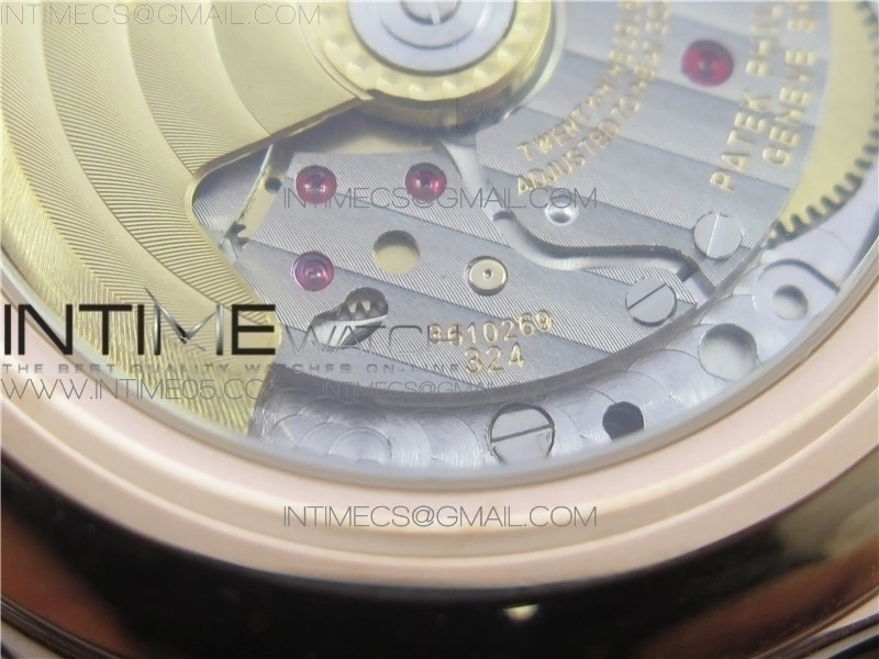 Annual Calendar Complications 5205R GRF RG Silver dial on Brown leather strap