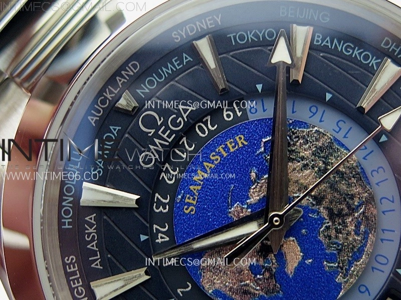 Aqua Terra 150M 43mm 24 N1F 1:1 Best Edition Blue Dial on SS Bracelet A8938