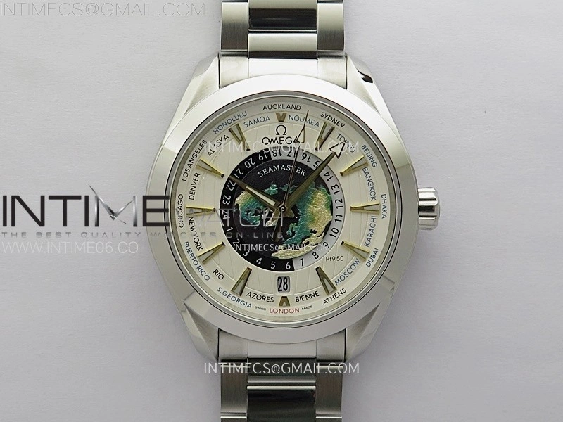 Aqua Terra 150M 43mm 24 N1F 1:1 Best Edition White Dial on SS Bracelet A8938