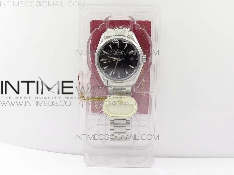 Aqua Terra 150M SS VSF 1:1 Best Edition Black Textured Dial on SS Bracelet VS8500