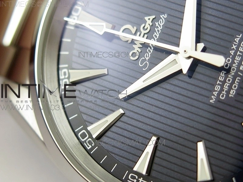 Aqua Terra 150M SS VSF 1:1 Best Edition Blue Textured Dial on SS Bracelet VS8500