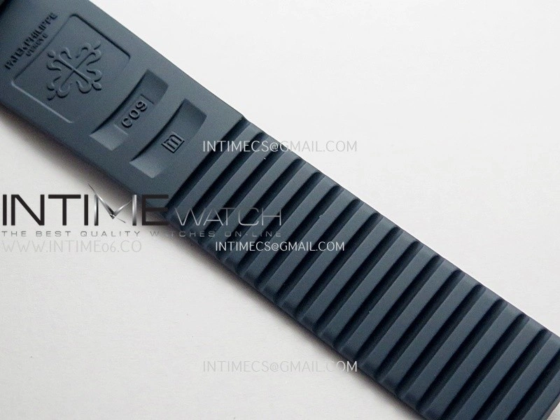 Aquanaut 5164G SS ZF 1:1 Best Edition Blue Dial On Blue Rubber Strap A330