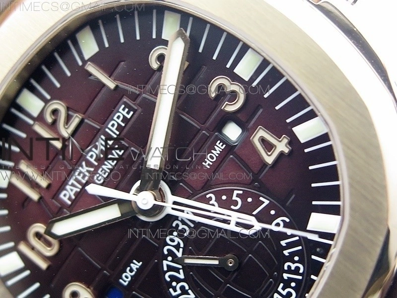 Aquanaut 5164R RG GRF Best Edition Brown Dial on Brown Rubber Strap A324 V2