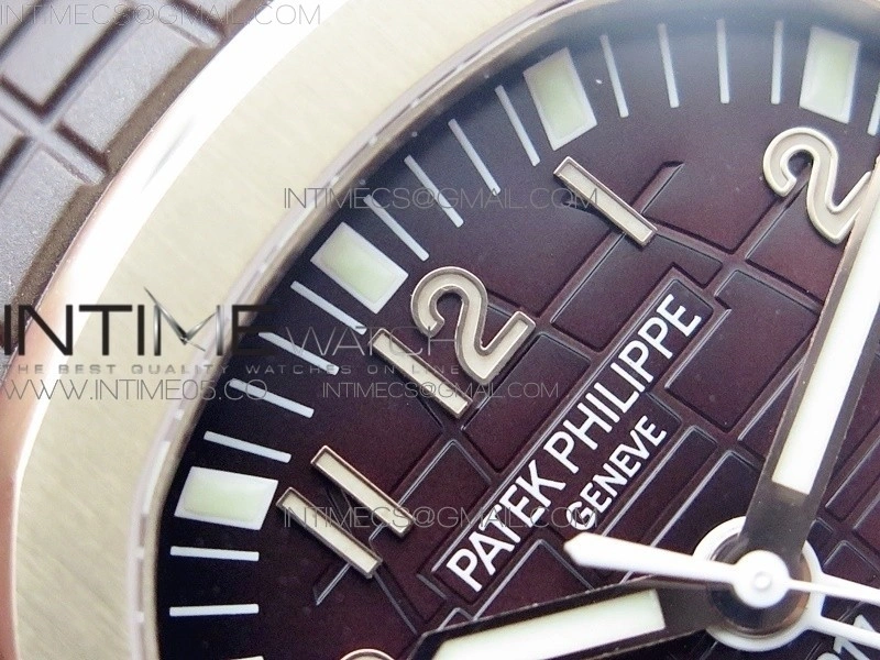 Aquanaut 5164R RG GRF Best Edition Brown Dial on Brown Rubber Strap A324 V2