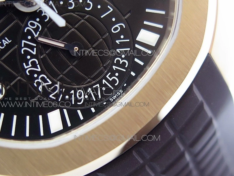 Aquanaut 5164R RG ZF 1:1 Best Edition Brown Dial on Brown Rubber Strap A324