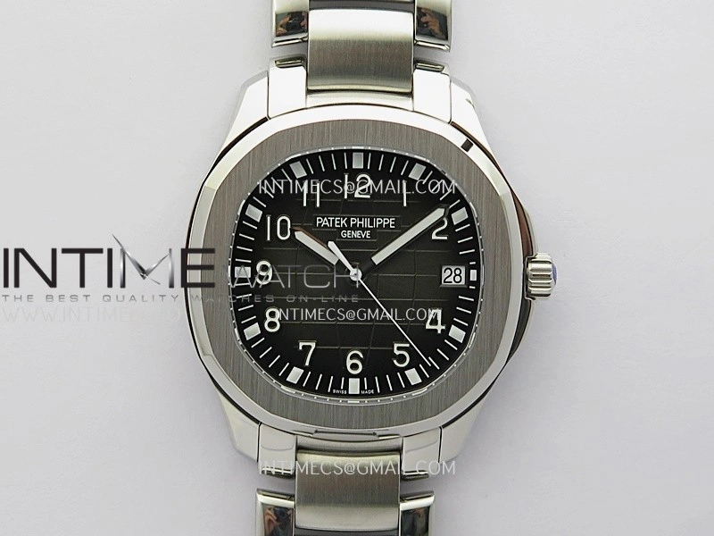 Aquanaut 5167 SS 3KF Best Edition Gray Dial on SS Bracelet A324 Super Clone V2