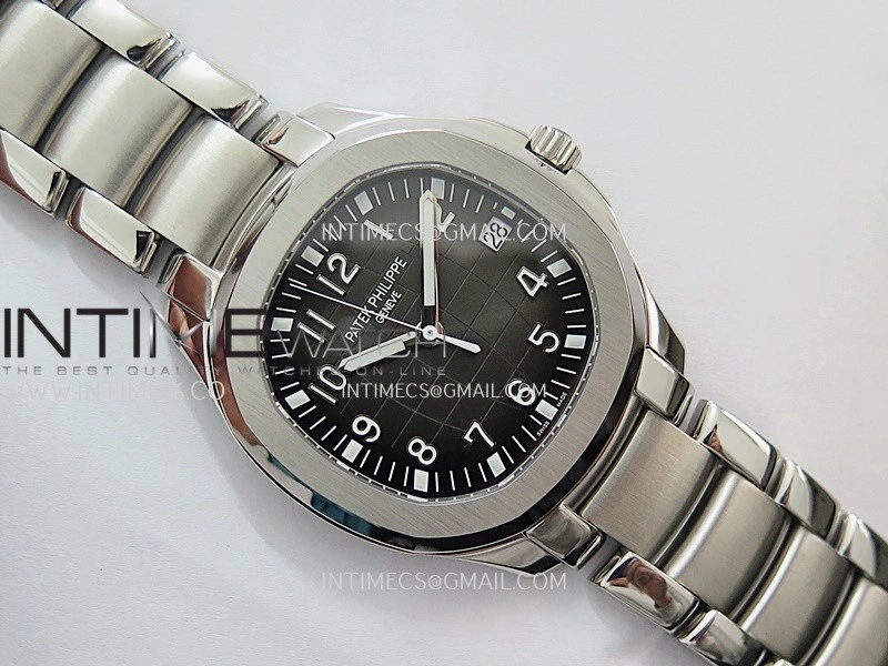 Aquanaut 5167 SS 3KF Best Edition Gray Dial on SS Bracelet A324 Super Clone V2