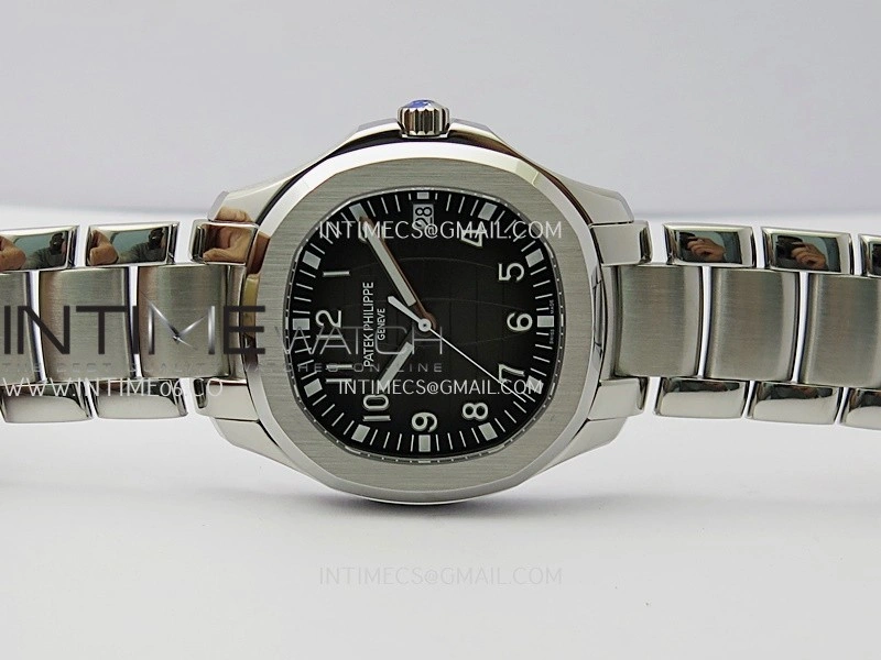 Aquanaut 5167 SS 3KF Best Edition Gray Dial on SS Bracelet A324 Super Clone V2
