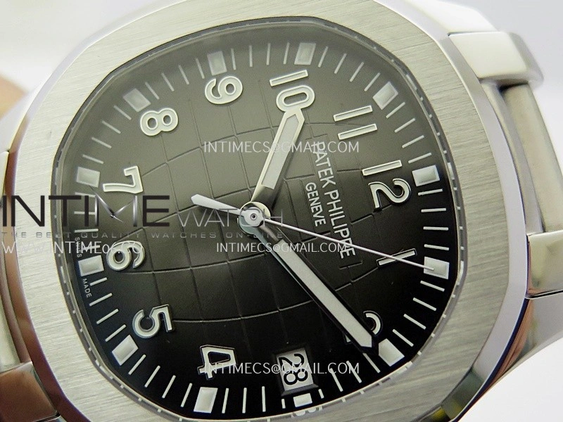 Aquanaut 5167 SS 3KF Best Edition Gray Dial on SS Bracelet A324 Super Clone V2