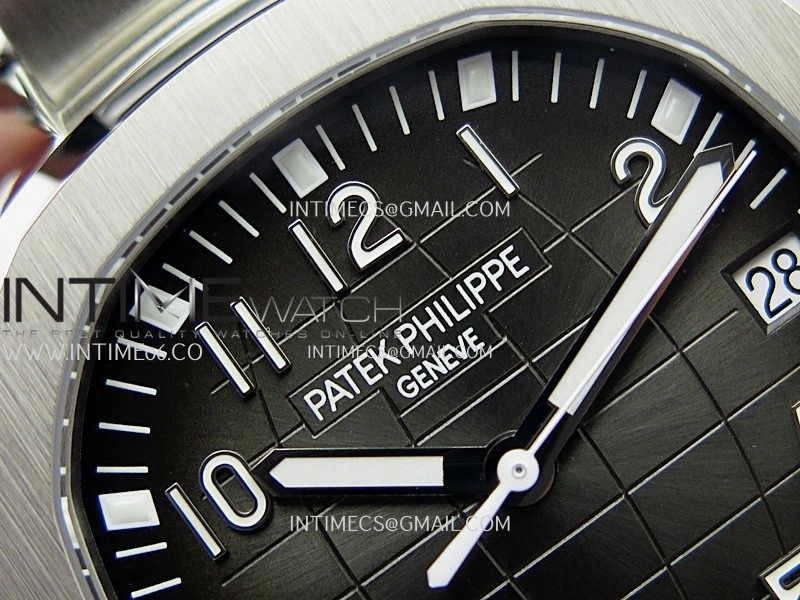 Aquanaut 5167 SS 3KF Best Edition Gray Dial on SS Bracelet A324 Super Clone V2