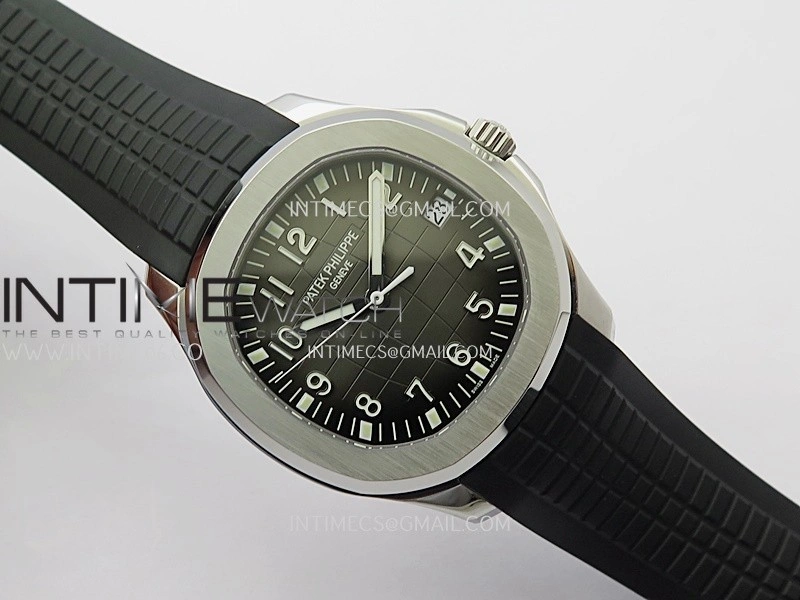 Aquanaut 5167 SS DDF 1:1 Best Edition Black Dial On Black Strap Super Clone DD324